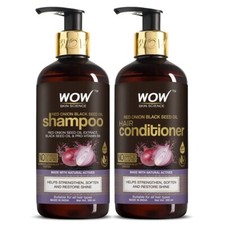 Wow Skin Science Onion Oil Shampoo Conditioner Kit 600 ml
