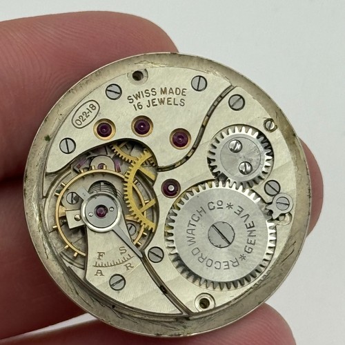 28,7 mm Herren Record Geneve 022-18 hochwertiges Handaufzug Uhrwerk TEILE