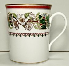 Spode Christmas Rose Cup and Saucer Set Mug 3 3/4" Your Choice Made In England