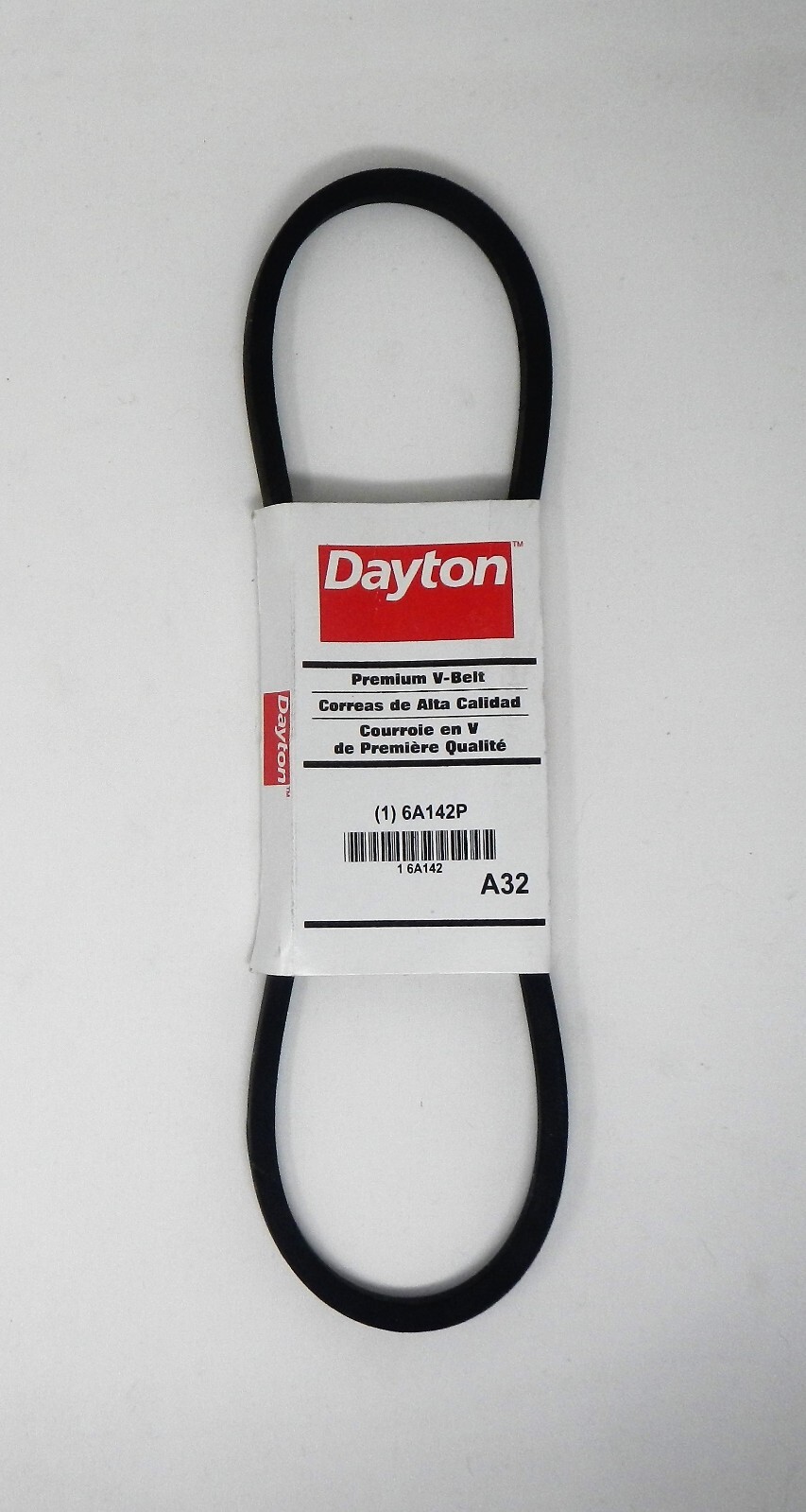 Dayton 6A142 (P) Premium V-Belt A32 Outside Length 34"