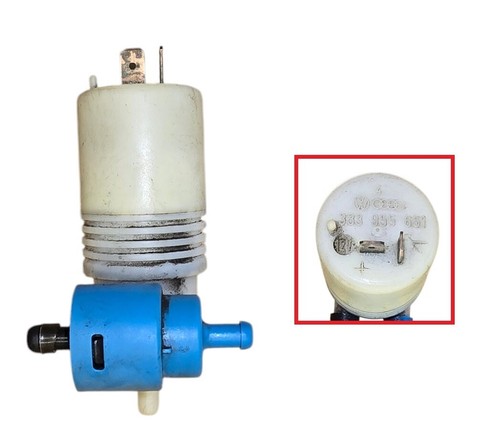 VW T3 T4 Passat 32b 35i Wischwasserpumpe Waschwasserpumpe Spritzwasser 333955651