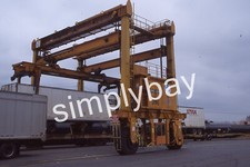 4 Original Photo Slides Mi-Jack Translift, Vermont Container Railway, CA 1998