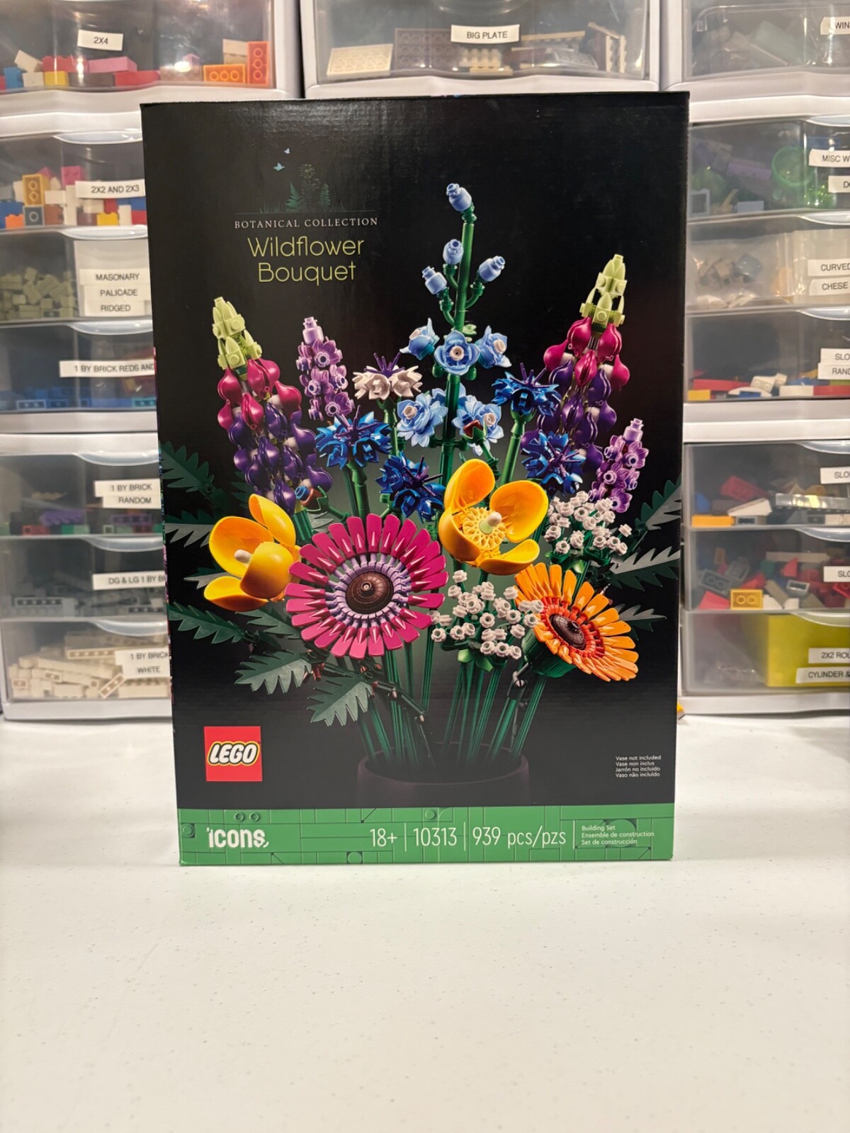 LEGO Icons Wildflower Bouquet 10313 Brand New in Box Mint Condition