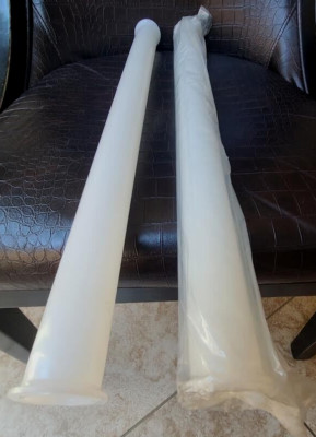 Metal Detection plastic Tube 1.5'' x 24'' tri-clamp conection NEW. 