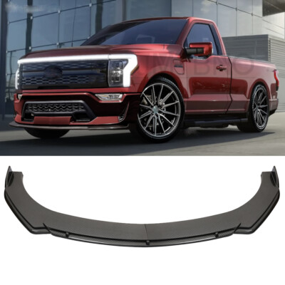 For Ford F150 F-150 SVT Lightning Carbon Fiber Front Bumper Lip Spoiler