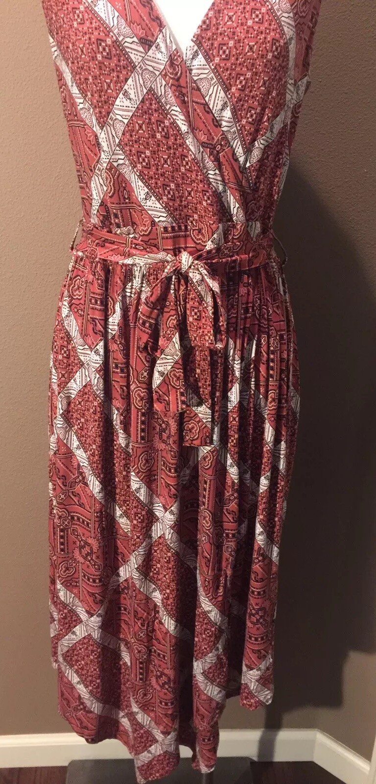 Natural Reflection M Attached Wrap Sleeveless Rus… - image 2