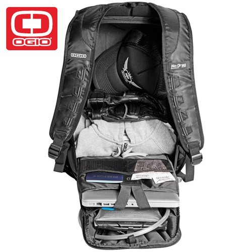 OGIO NO DRAG MACH 1 STEALTH MOTORCYCLE BAG BACKPACK OG12300836 - Picture 2 of 4