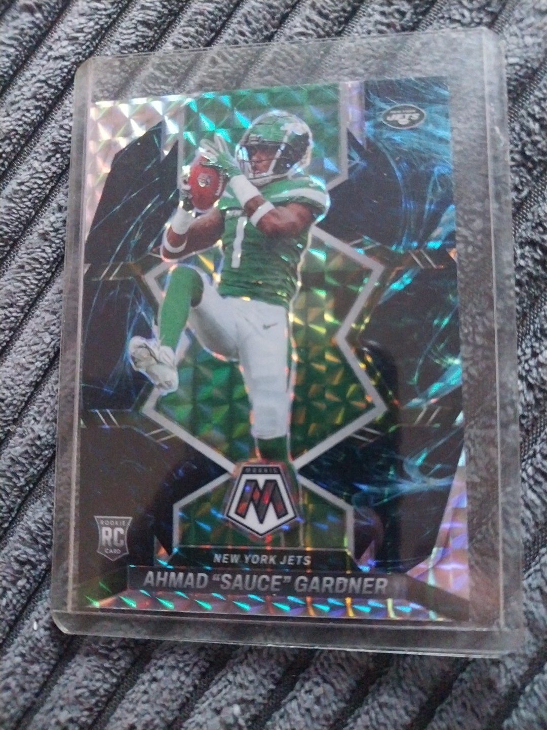 2022 Panini Mosaic - Rookies Ahmad Gardner #335 Genesis Mosaic Prizm (RC)