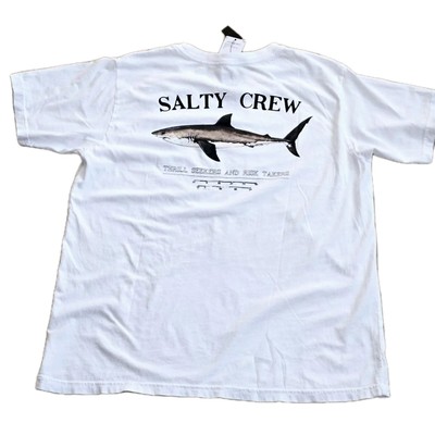 Salty Crew Women's Bruce Boyfriend Relaxed Fit Premium Tee T-Shirt Medium