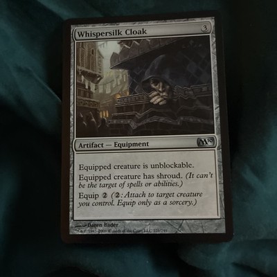 Whispersilk Cloak, MTG, M10, 221