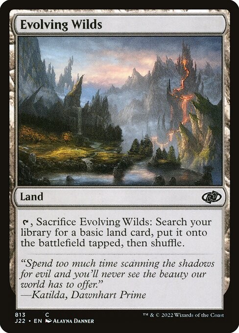 Evolving Wilds NonFoil Jumpstart 2022 813 NM MTG
