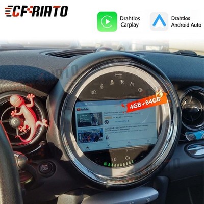 4G+64G Android 15 Carplay GPS NAVI Autoradio für BMW Mini Cooper R55 R56 Clubman