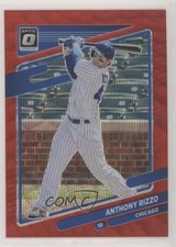 2021 Panini Donruss Optic Red Wave Prizm Anthony Rizzo #168 2l4