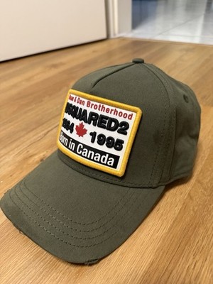 Dsquared2 Cap Mütze Herren Olivgrün Ohne OVP!
