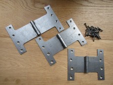 PARLIAMENT STEEL HINGES Pair of Wide Throw Full Swing Back patio French door
