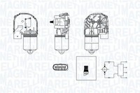 NEU - Magneti Marelli 064377600010 Wischermotor FüR VW