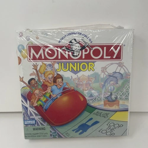 NEW SEALED 1996 Monopoly Junior Board Game Parker Brothers Vintage Kids New