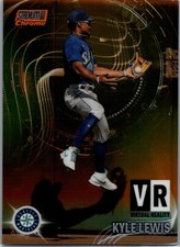 2021 Topps Stadium Club Chrome-Kyle Lewis #VR-9 VR ORANGE REFRACTOR Mariners /25