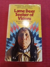 LAME DEER Seeker of Visions Richard Erdoes 1976 Pocket Books 1st PB CLASSIC VG