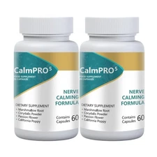 2-Pack CalmPro 5 Nerve Calming Support Formula Calm Pro 5 - 120 Capsules
