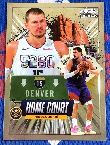 2025-26 Topps Chrome Black Nikola Jokic Home Court SSP
