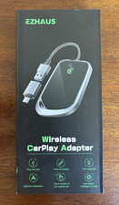 EZHAUS Wireless CarPlay Adapter iOS 10 Black Gray Plug Play New