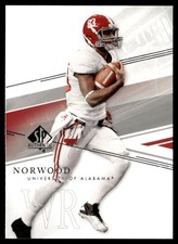 2014 SP Authentic Kevin Norwood Rookie Alabama Crimson Tide #52