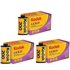 Kodak GOLD 200 35Mm Film 36 Exposures per Roll for H35/M35 Cameras Saturated Col