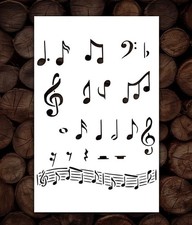 Stencil Musical Notes - Mylar, Painting on Various Surfaces - StencilAir