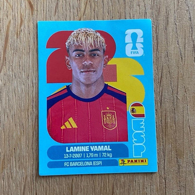 Panini FIFA Sport Trading Card Lamine Yamal FC Barcelona Spanien