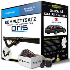 Für SUZUKI SX4 FH S-Cross Typ JY Anhängerkupplung abnehmbar +eSatz 13pol 13-22
