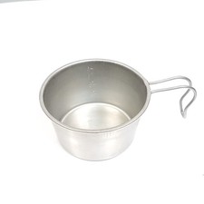 Vtg Rocky Cup Stainless Steel Camping Hiking 1 Cup/250ml Measure Made in USA