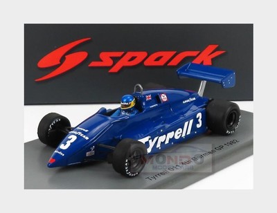 1:43 SPARK Tyrrell F1 011 #3 Germany Gp 1982 M.Alboreto Blue S7283 Modellbau