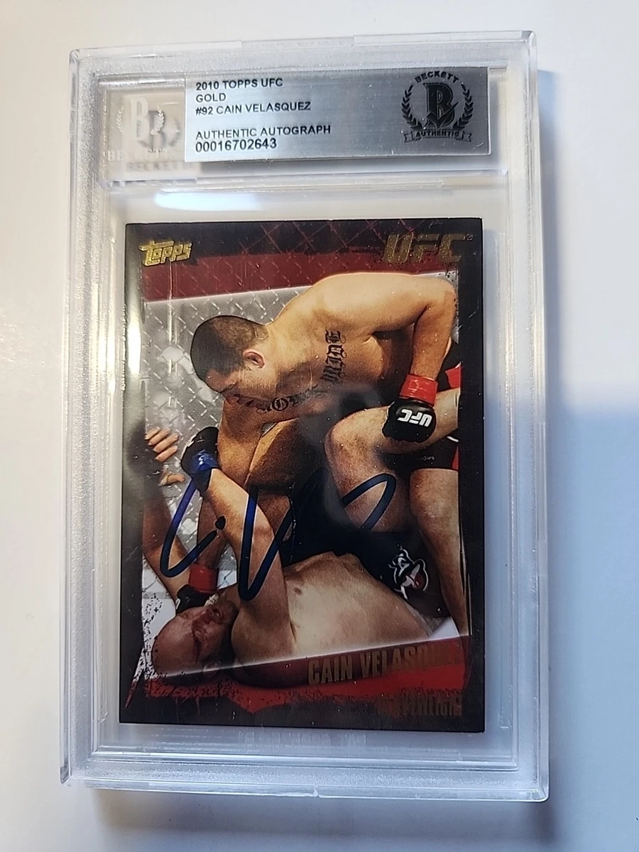 Gant De UFC Dédicacé & Signé Par Cain VELASQUEZ - Avec Certificat D'Authenticité BECKETT - Collector MMA