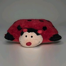 Pillow Pets Ladybug Red Black Lady Bug Soft Stuffed Plush 2010