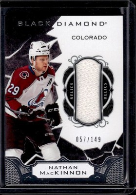 2018-19 Upper Deck Black Diamond #BDB-NM Nathan MacKinnon Relics #/149
