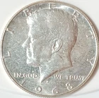 1968-D Kennedy Half Dollar FS-101 TDO-005  40% Silver Tripled Die Obverse BU UNC