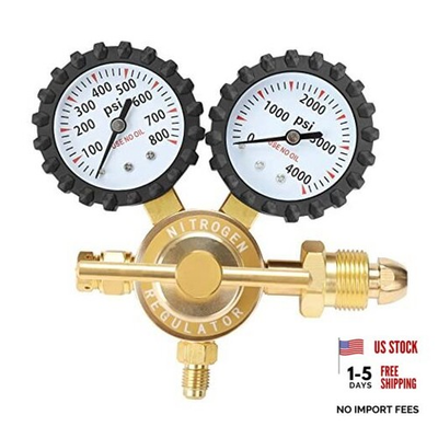 #ad Nitrogen Regulator with Delivery Pressure Equipment Brass Inlet 0 800 PSI $54.64