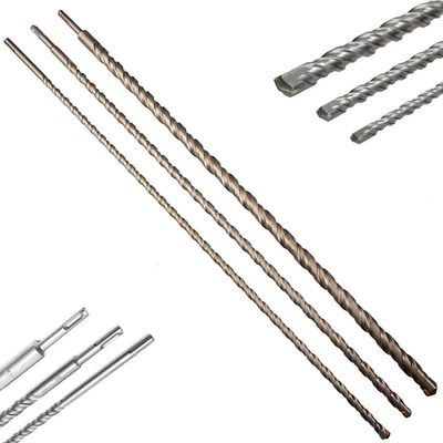 HSS PUNTE SDS PLUS PER MARTELLO DEMOLITORE DA 1000 MM PER MURO KIT DA 3 PEZZI