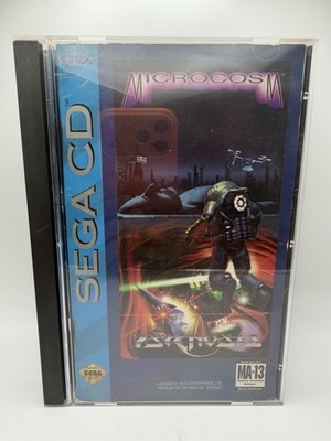 Microcosm (Sega CD, 1993)  CIB Complete In Box /w Registration Card
