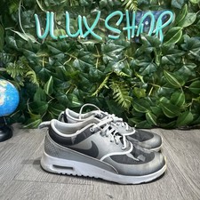 Nike Air Max Thea JCRD Pure Platinum Black Wolf Grey Shoes Womens Size US 7 Camo