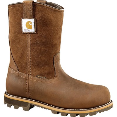 Men's 9 M Carhartt Traditional Welt Electrical Hazard Waterproof Leather Pull-on