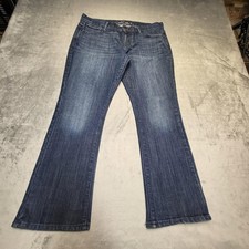 Old Navy Jeans Womens 10 Flare Blue Ultra Blue Stretch Bootcut Denim Pants