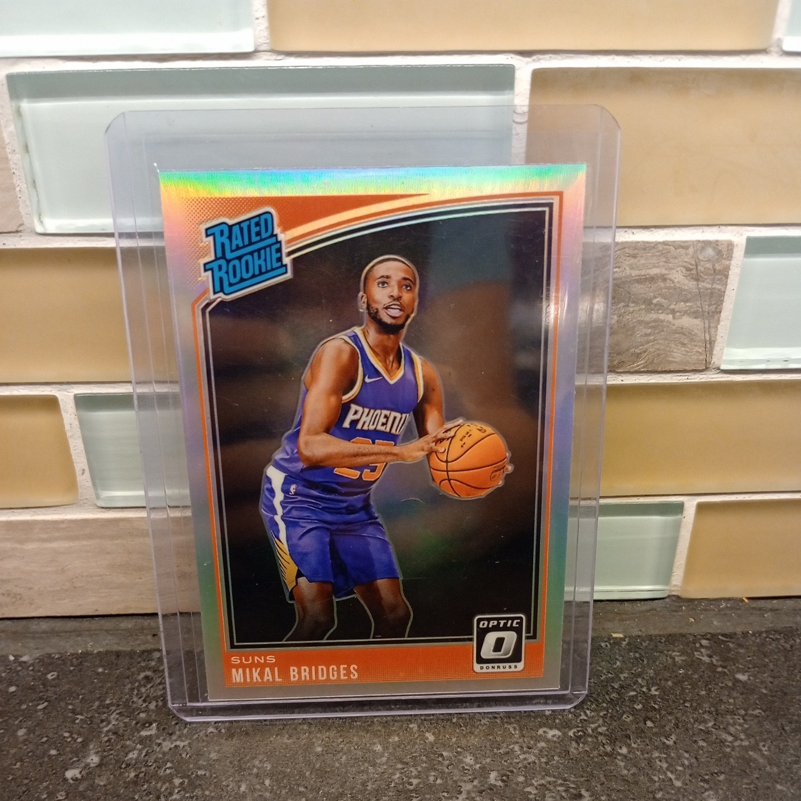 2018-19 Donruss Optic #200 Mikal Bridges Rated Rookie Holo Silver Prizm RC