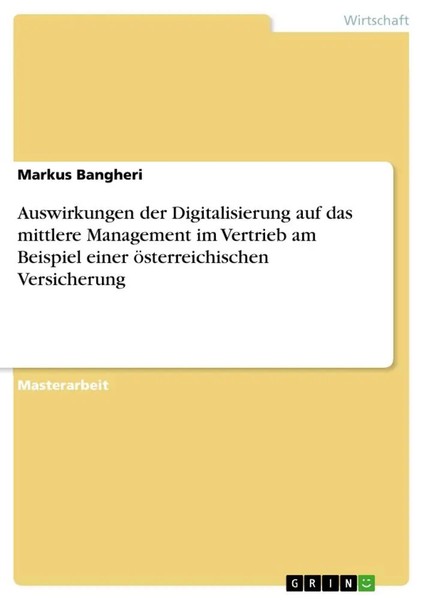 Markus Bangheri | Auswirkungen Der Digitalisierung Auf Das Mittlere...-image