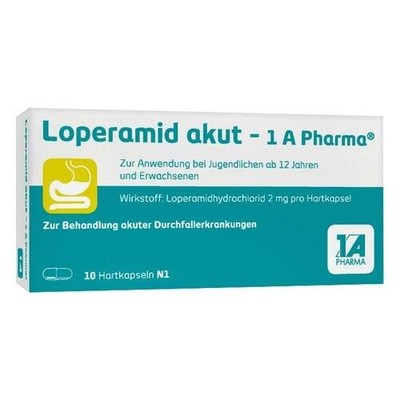 LOPERAMID akut-1A Pharma Hartkapseln 10 St PZN01338066