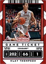 2020-21 Contenders Draft Variations Game Ticket Purple #6 Klay Thompson BSK