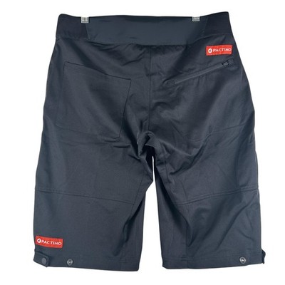 Pactimo Shorts Mens Medium Black M.Terrain Cycling Biker Zip Pockets 12'' Biking