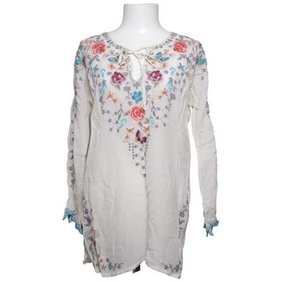 Johnny Was, Tunika, Größe: M, Weiß/Mehrfarbig, Blumen, Damen #GJT