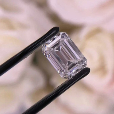 Smaragd Schnitt Locker Cvd Diamant 1 PC Lab-Grown 1.05 Karat D Farbe 5 X 7 MM